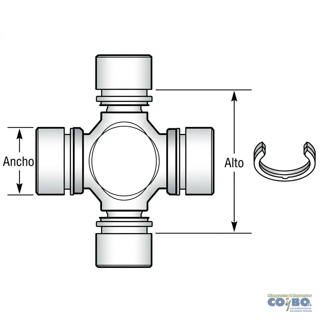 UNION BARRA D=1-3/16 O=3-1/8 X106 - Imagen 1